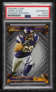 PSA/DNA 2013 Topps Finest Jared Allen #39 PSA/DNA Authentic Card & Auto - Picture 1 of 3
