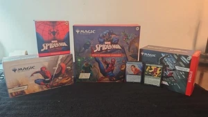 MTG MARVEL SPIDER-MAN SET PLAY BOOSTER BUNDLE SCENE BOX PRERELEASE + PROMO CARDS - Picture 1 of 7