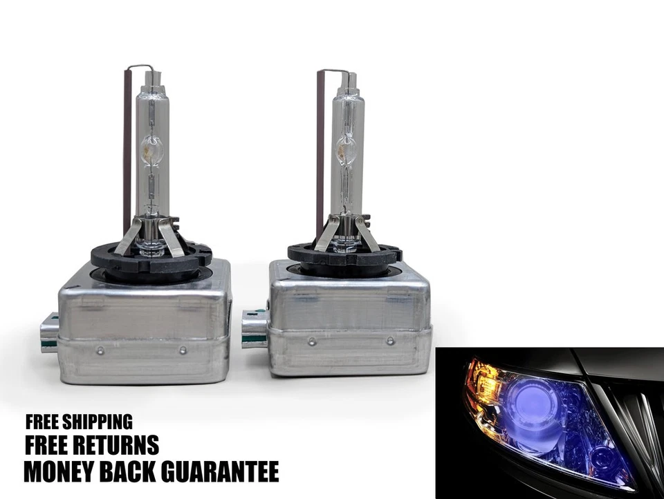 10000K Deep Blue HID Xenon Headlight Bulb for LAMBORGHINI AVENTADOR 2012-2019 x2 - Image 1 of 1