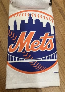 NY Mets MLB Heckklappentuch-Set 2-teilig Fingerspitze & Handtücher McArthur Sports Neu mit Etikett - Bild 1 von 7