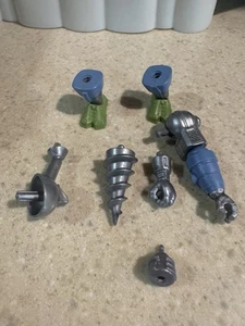 MOTU X TMNT Turtles Of Grayskull Baf Metal-Boto PIECES Arm Feet And Extra Parts - Picture 1 of 4