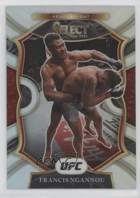 2021 Panini Select UFC Concourse Silver Prizm Francis Ngannou #92 - Image 1 of 2
