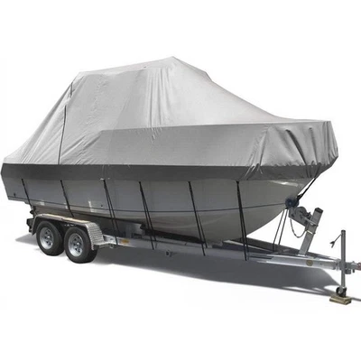 Seamanship Boat Cover 19-21ft Trailerable Jumbo Marine Grade Heavy Duty Grey - image 1 of 4