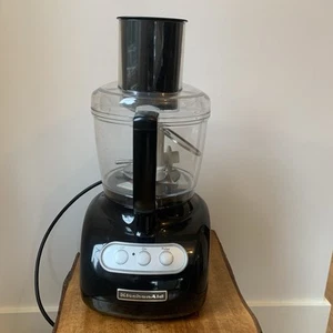 Kitchenaid Model KFP715OB2 Food Processor Complete Set Onyx Black Tested - Picture 1 of 5