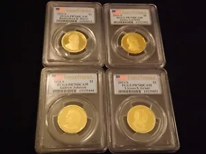 2011 -S Presidents First Strike 4 Coin Set PCGS PR 70 DCAM - Picture 1 of 2