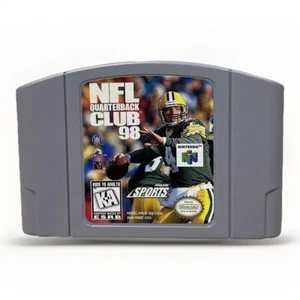 NFL Quarterback Club 99 (Nintendo 64 N64, 1998) N64 Original OEM Auténtico Probado - Imagen 1 de 3