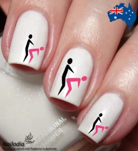 Funny Sex Positions Nail Art Decal Sticker Water Transfer Slider - Picture 1 of 9