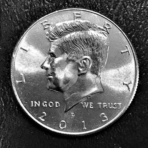 2013 D Kennedy Half Dollar Clad Brilliant Uncirc 1 Coin from Sealed Mint Bag BU Cover