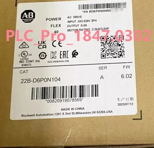 1PCS NEW AB 22B-D6P0N104 PowerFlex 40 2.2KW/3.0HP AC Drive Fast ship - Picture 1 of 4