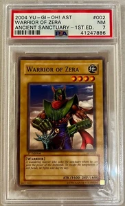 Yu-Gi-Oh! 1ST ED. PSA 7 NM-MT 'Warrior of Zera' AST-002 ~COMMON~ COMPLETER - Picture 1 of 3