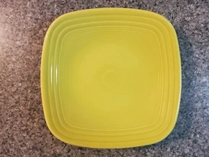 Fiesta Lemongrass Square Luncheon Plate 9" RETIRED EUC - Picture 1 of 4