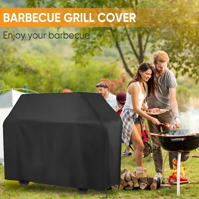 Rectangular BBQ Cover 170x61x117cm 210D Oxford Fabric Waterproof Anti-UV Dust AU - image 1 of 4