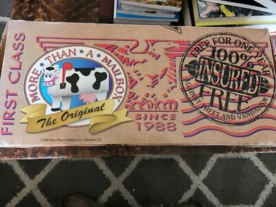 More Than A Mailbox Metal Sheep Mailbox 1995 Vintage NIB - Image 1 of 4