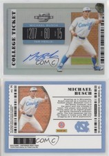 2019 Panini Contenders Draft Picks Optic College Ticket Michael Busch #14 Auto