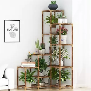 HOMKIRT Plant Stand Indoor Outdoor, 14 Tier Large Corner Plant Stand Tall Plant - Picture 1 of 1
