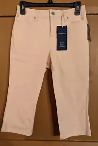 Charter Club Petite Tummy Control Bristol Capri Jeans Pale Pink Size 6P NWT - Picture 1 of 8