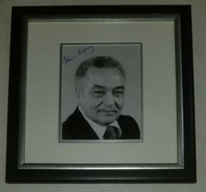 RARE Coleman A Young Detroit Mayor Michigan Signed Auto Autograph Framed Photo - Picture 1 of 2