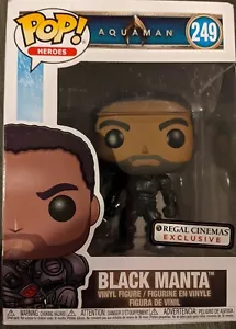 Funko Pop MANTA NEGRA Desenmascarada # 249 Regal Cinemas AQUAMAN Exclusivo NUEVO EN CAJA - Imagen 1 de 5
