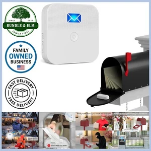 Wireless Mailbox Alarm System Long Range Chime Notification LED Light - Picture 1 of 11