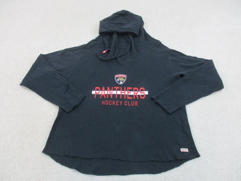 Florida Panthers Sweater Womens Extra Large Black Red Hockey Hoodie Ladies A25 Cover