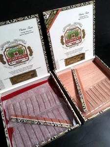 Two Empty Wood Arturo Fuente Cigar Boxes for Crafting, Wedding Decor, Humidors b - Picture 1 of 10