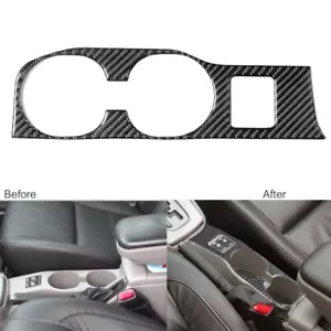 Carbon Fiber Interior Water Cup Holder Panel Trim For Subaru Forester 2005-2008 - Picture 1 of 12