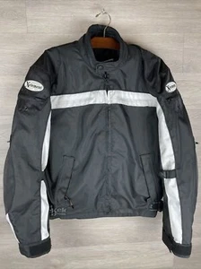 X Element Advanced Motorcycle Gear Black Biker Jacket XL Zip Out Liner - Picture 1 of 11