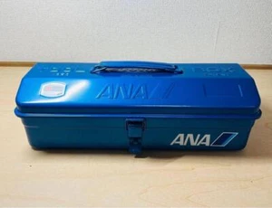 TOYO Steel x ANA Tool Box Y-350 Metal Storage Case ANA Original Logo Toolbox - Picture 1 of 8