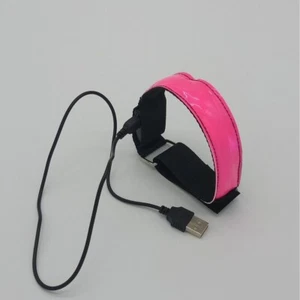 Vivid LED Glowing Armband of Durable Silicone - A Guaranteed Hit at Any Party - Picture 1 of 12