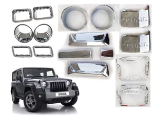 MAHINDRA THAR Exterior Chrome Accessories Combo Kit for Mahindra Thar - Bild 1 von 10