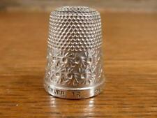 A nice Antique Henry Griffith Thimble Sterling silver #4