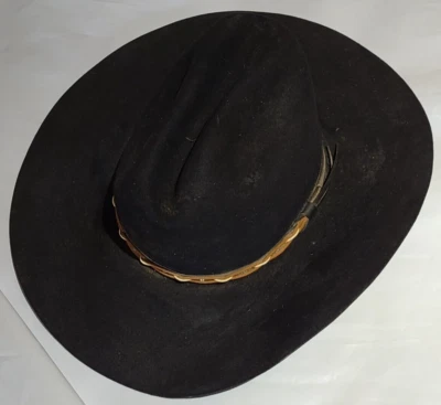 Rodeo King 5X Sombrero de Vaquero Occidental Calidad Castor Para Hombre 7 Negro Rancho Rodeo EE. UU. Foto 1 de 4