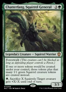 MTG - Chatterfang, Squirrel General - Bloomburrow Commander - Picture 1 of 1