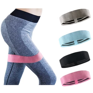 Men Resistance Bands Elastic Workout Thigh Fitness Running Yoga Training Strap - Picture 1 of 15