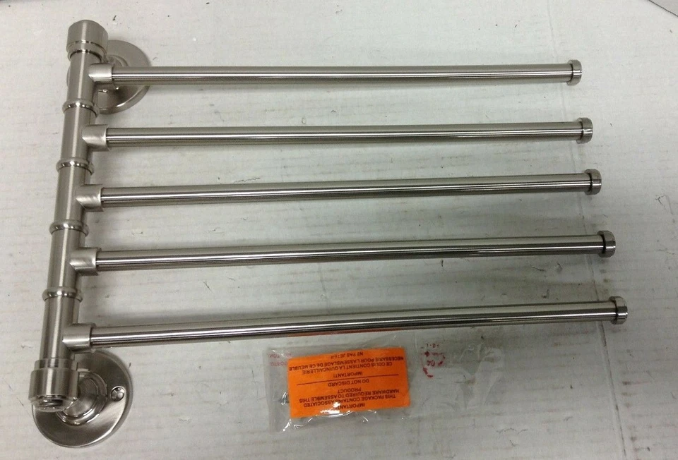 Estante cargador baño Pottery Barn Harrison níquel satinado 12x15 Foto 1 de 1