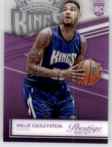 2015-16 Prestige Clear Acetate Willie Cauley-Stein Rookie RC Insert Kings #12 - Picture 1 of 2