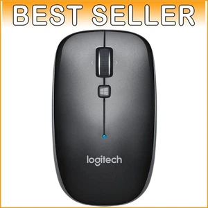Sleek Logitech M557 Wireless Bluetooth Mouse - Compatible with All Devices - Picture 1 of 7
