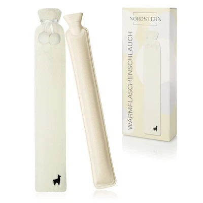 Nordstern Wärmflasche, Lang mit Bezug 75 cm - Ideal für Erwachsene & Kinder - Bild 1 von 4