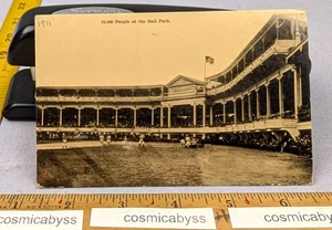 12,000 People at the Ball Park Cincinnati postcard 1911 post card UNPOSTED! RARE - Picture 1 of 2
