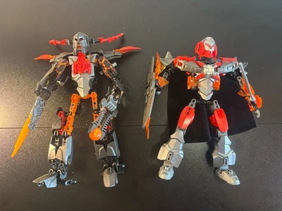 LEGO Hero Factory Lot 2 Figures Official FireLord And Unofficial Furno XL - Image 1 of 4