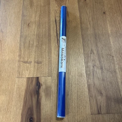 Vintage Transparent Blue Top Flite Super Monokote Film R/C Model  6’ TOPQ-304 - Image 1 of 3