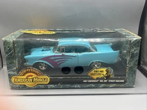 1/18 Ertl American Muscle 1957 Chevrolet Bel Air Flammed Street Machine 07929 ; - Bild 1 von 15