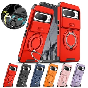 Funda protectora con soporte giratorio magnético 360° para Google Pixel 10 8 7 9 Pro XL 9A 8A - Imagen 1 de 17