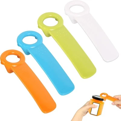 4 Stück Deckelöffner Glasöffner Schraubdeckelöffner Deckelöffner für - Bild 1 von 4