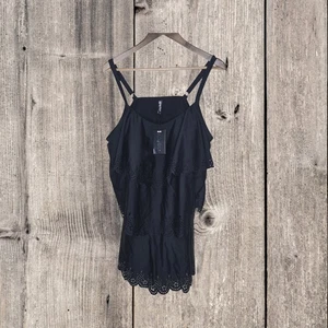 Tankini de natación Taking Shape TS para mujer talla grande negro talla 20 - Imagen 1 de 2