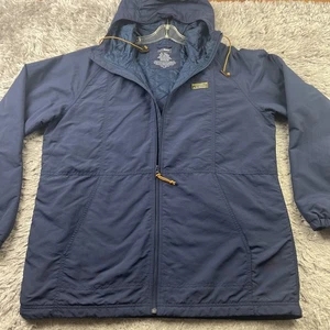 Ll Bean Mountain Classic Full Zip Jacket Mens XL Tall Blue Nylon XLT - Picture 1 of 8