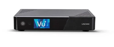VU+ Uno 4K SE 1x DVB-S2 FBC Twin Tuner Linux Receiver (UHD, 2160p) schwarz - Bild 1 von 4