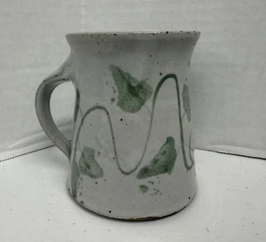 Hand Thrown Art Studio Pottery Mug Glazed Artist Signed Vtg - Picture 1 of 7