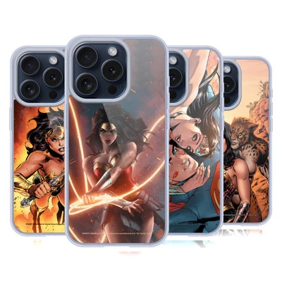 FUNDA DE GEL SUAVE CUBIERTA DE CÓMIC WONDER WOMAN DC COMICS PARA TELÉFONOS APPLE iPHONE Foto 1 de 4