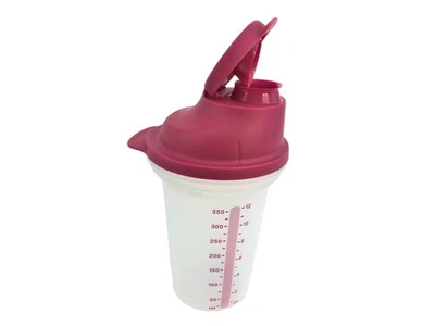 Tupperware Shaker klein Schüttelbecher 350 ml Shake It Messbecher brombeer NEU - Bild 1 von 4